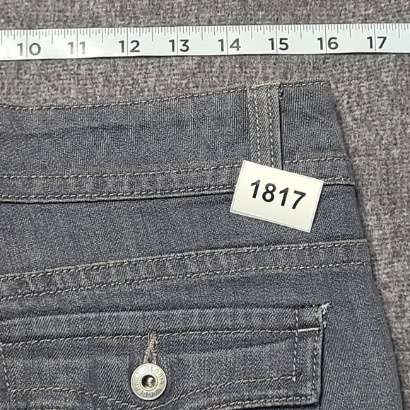 Gloria Vanderbilt Womens Jeans 10 Petite Grey Bootcut Flare Denim Pants - Picture 9 of 9